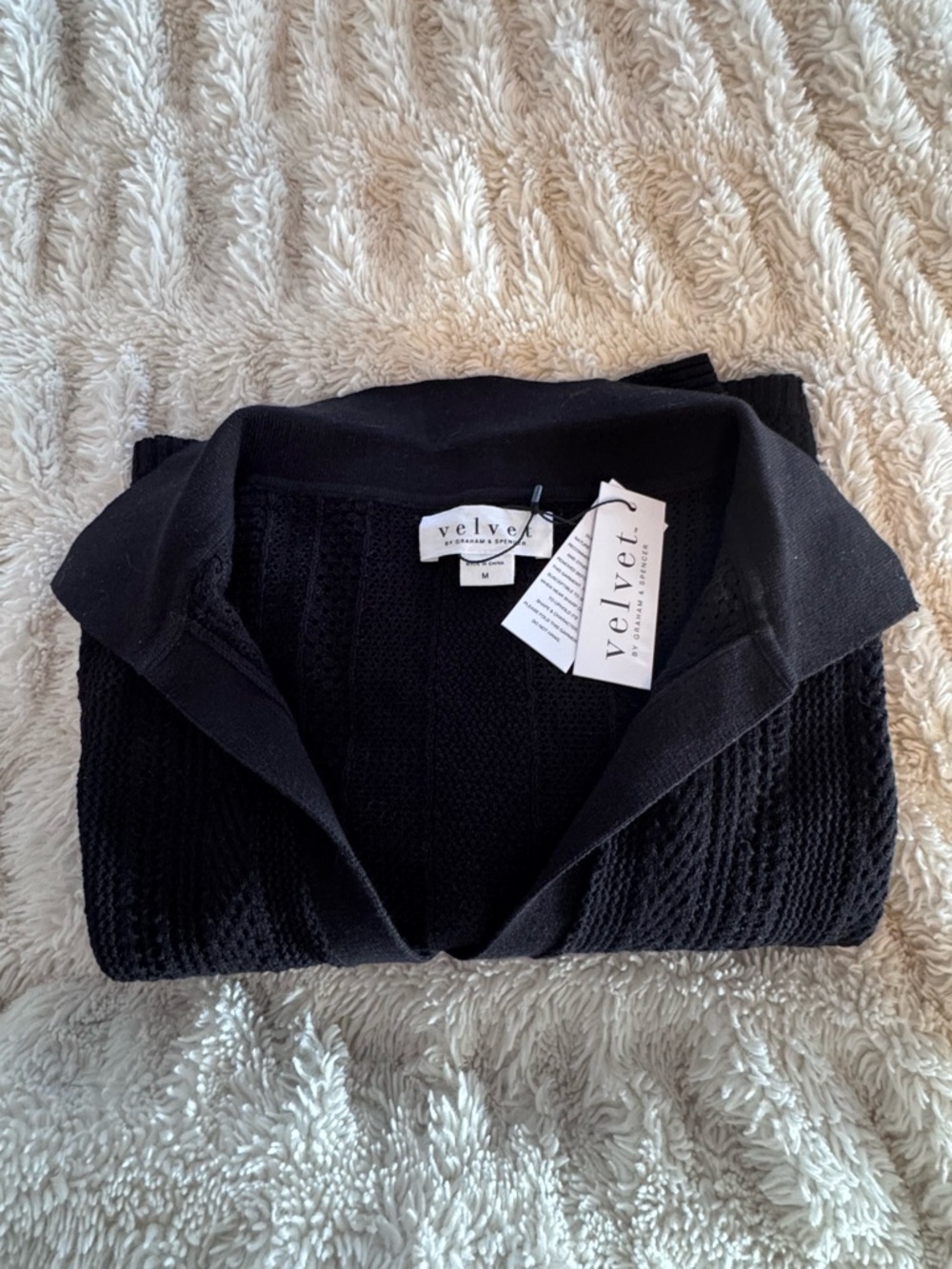 Velvet by Graham & Spencer Mila cotton pointelle dress - Picture 5 of 6